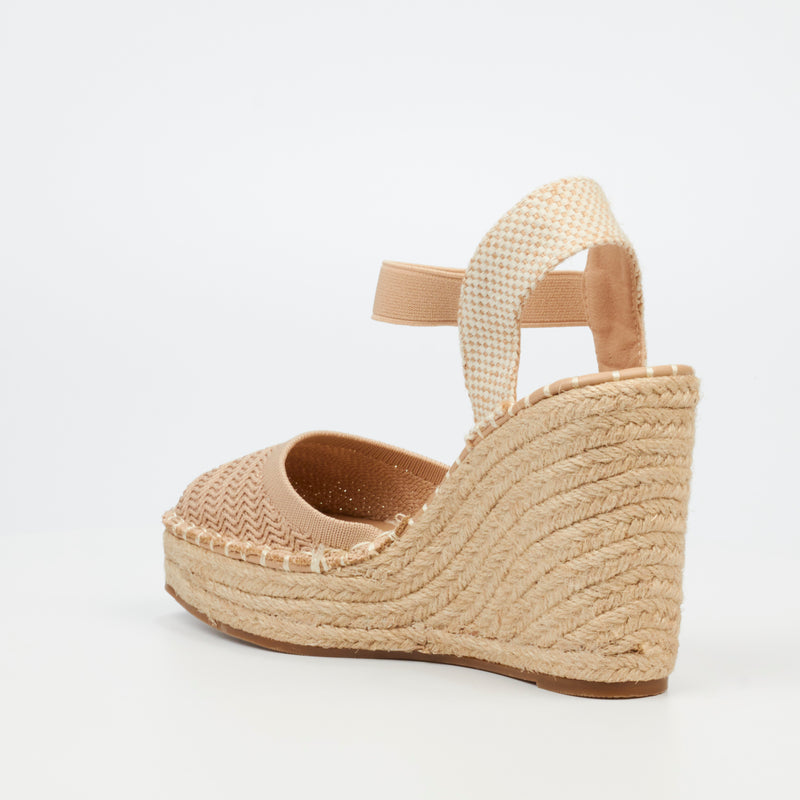 MIss Black Cello 1 Wedge - Nude footwear Miss Black   