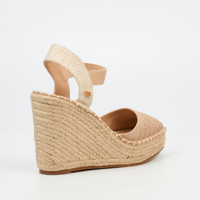 MIss Black Cello 1 Wedge - Nude footwear Miss Black   