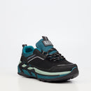 Urbanart Cessna 2 Nylon / Faux Wax Sneaker - Black footwear Urbanart