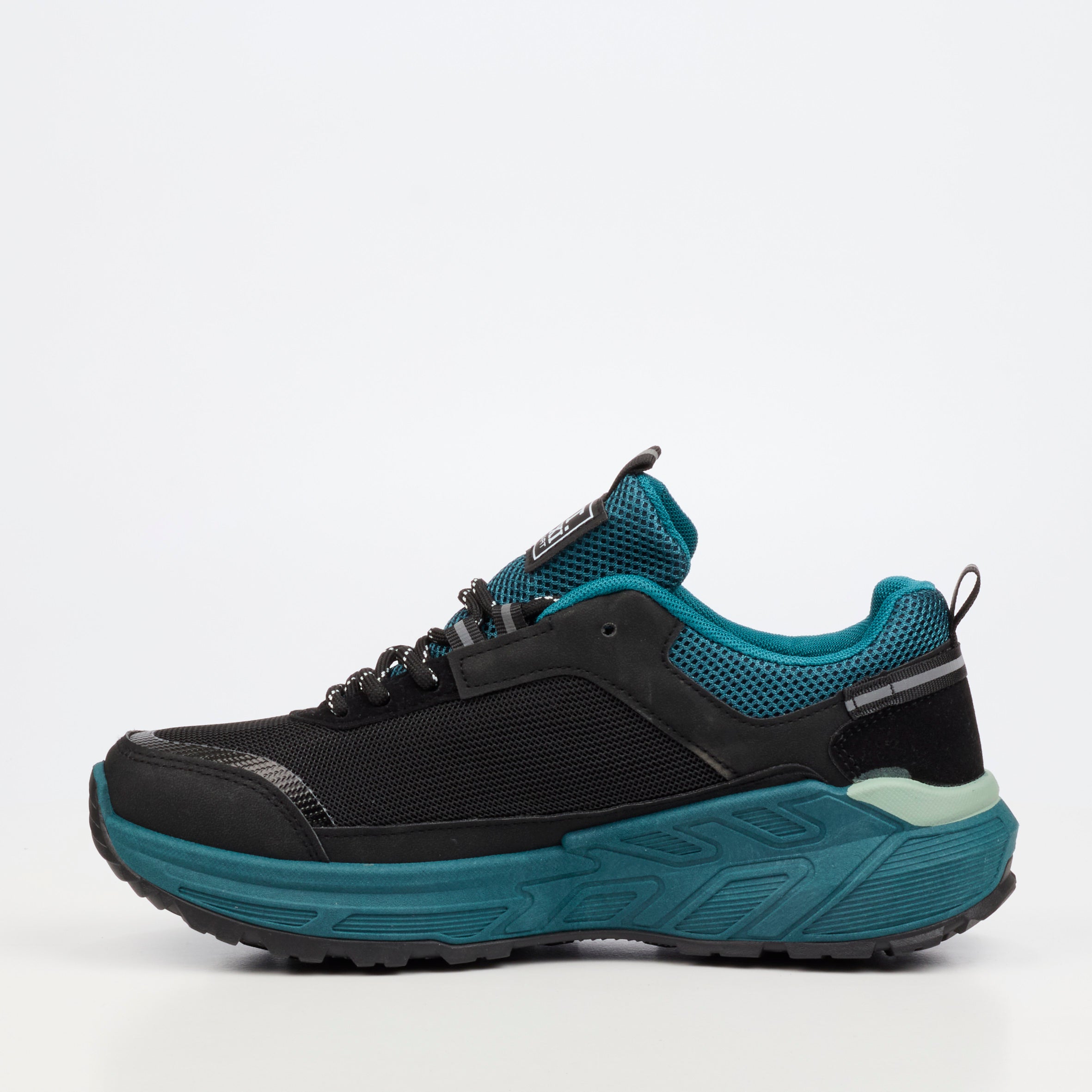Urbanart Cessna 2 Nylon / Faux Wax Sneaker - Black footwear Urbanart