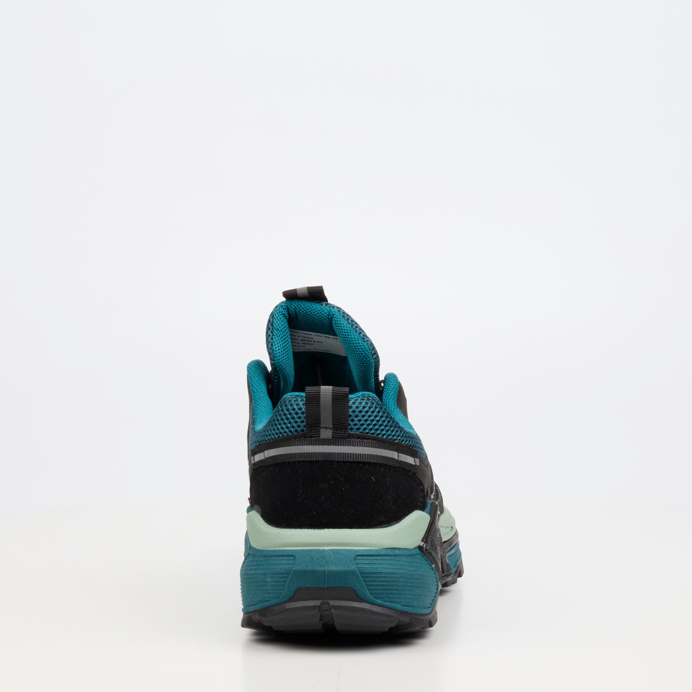 Urbanart Cessna 2 Nylon / Faux Wax Sneaker - Black footwear Urbanart