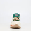 Urbanart Cessna 2 Nylon / Faux Wax Sneaker - Cream footwear Urbanart