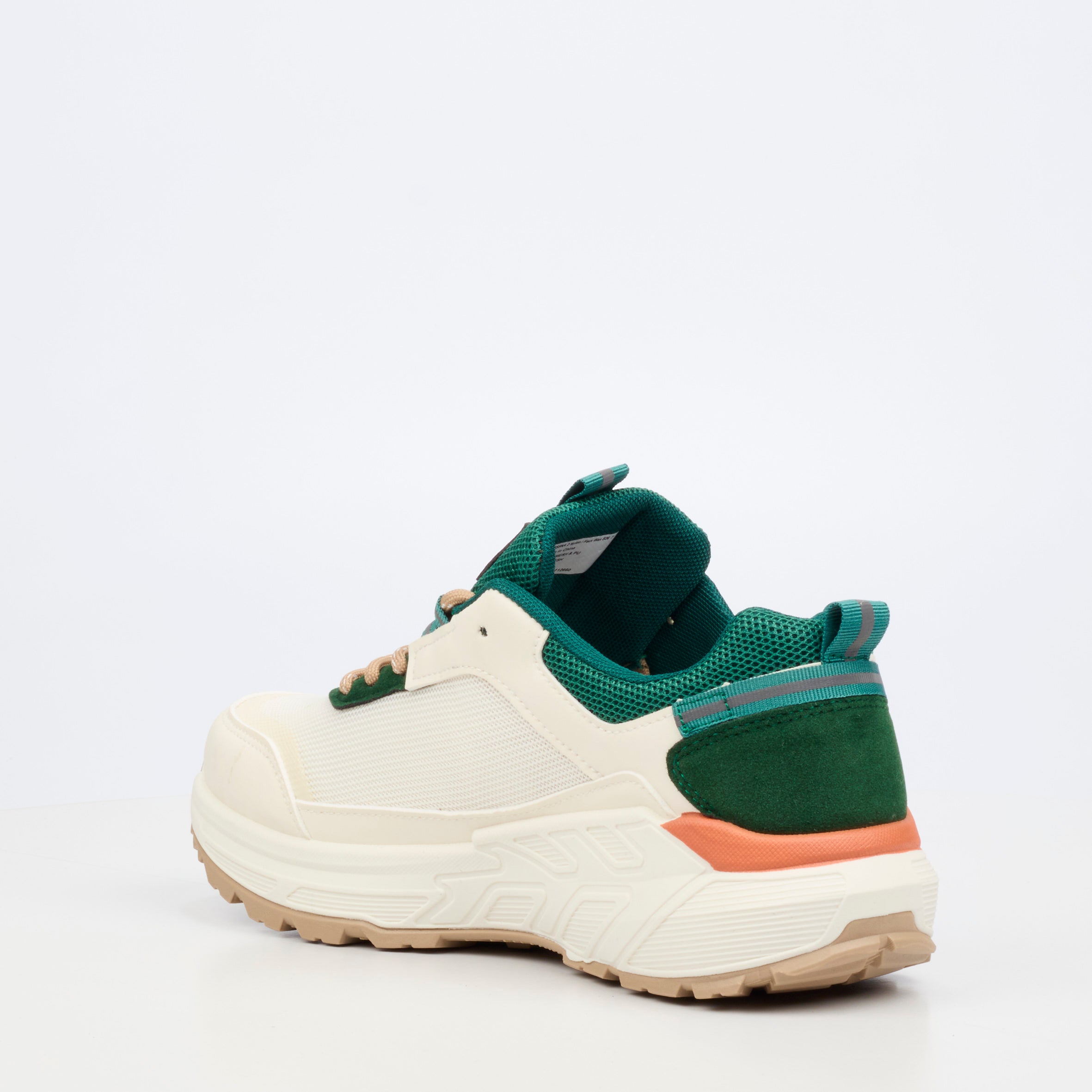 Urbanart Cessna 2 Nylon / Faux Wax Sneaker - Cream footwear Urbanart