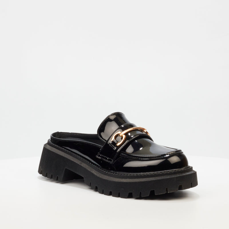 Rock & Co Chainz 16 Loafer - Black footwear Rocknco   