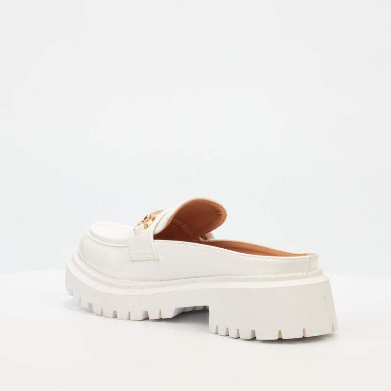 Rock & Co Chainz 16 Loafer - White footwear Rocknco   