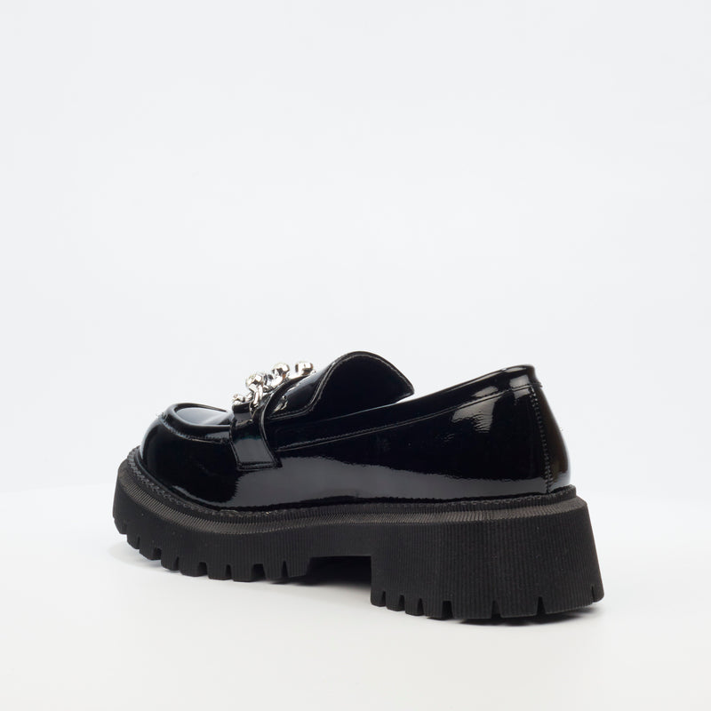 Rock & Co Chainz 1 Casual Shoe - Black footwear Rocknco   