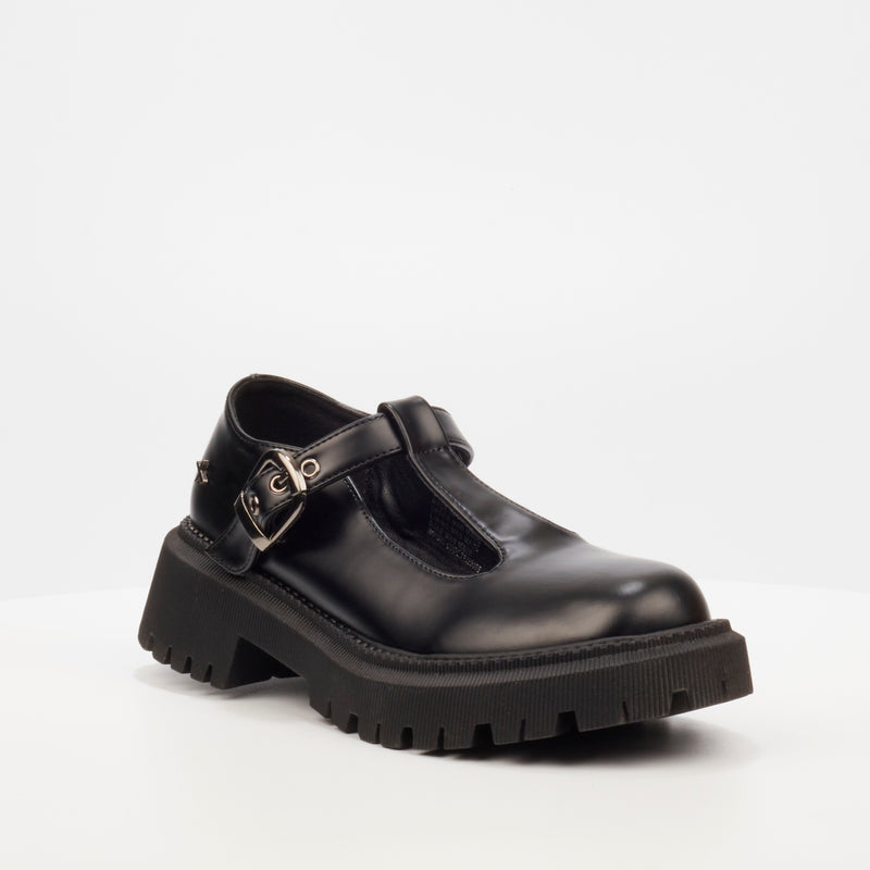 Rock & Co Chainz 7 Casual Shoe - Black footwear Rocknco   