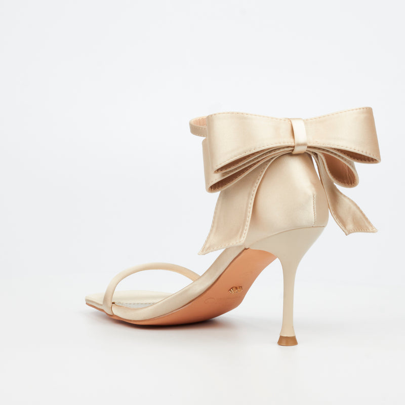 Miss Black Chanel 1 Heel - Champagne footwear Miss Black