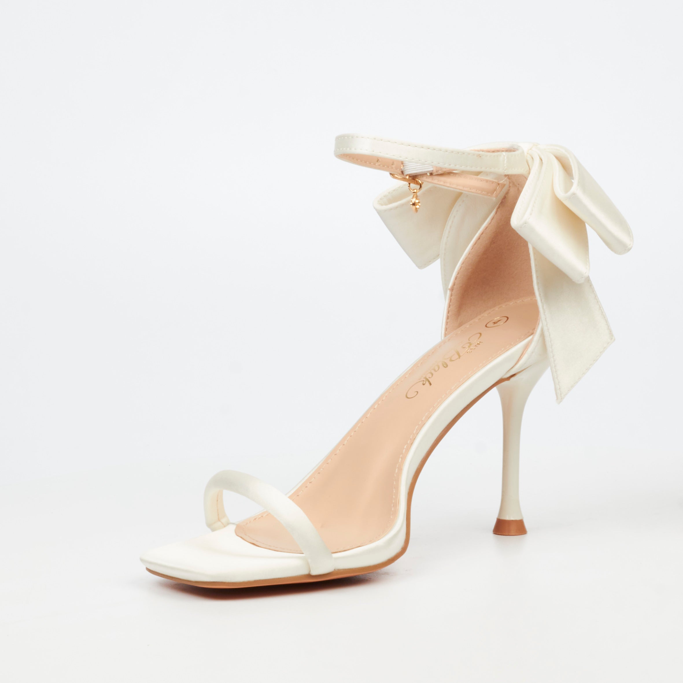 Miss Black Chanel 1 Heel - White footwear Miss Black