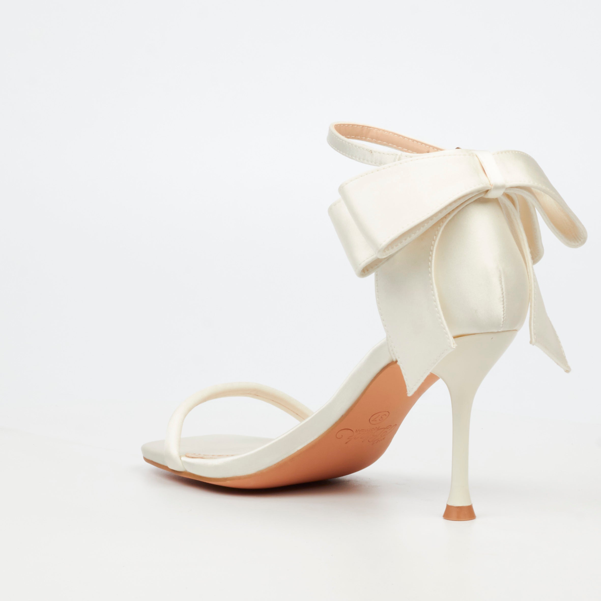Miss Black Chanel 1 Heel - White footwear Miss Black