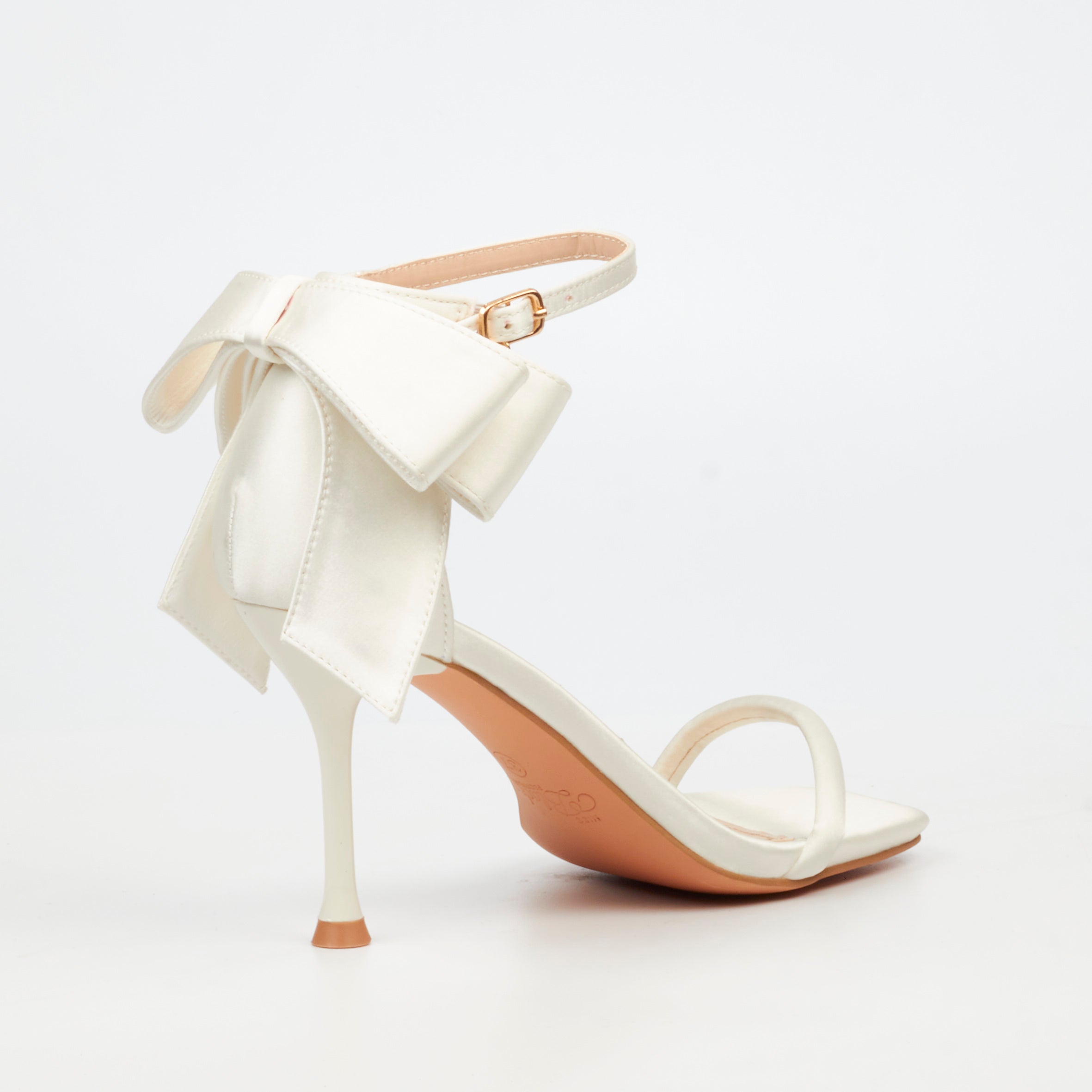 Miss Black Chanel 1 Heel - White footwear Miss Black