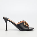 Miss Black Chanel 3 Heel - Black footwear Miss Black