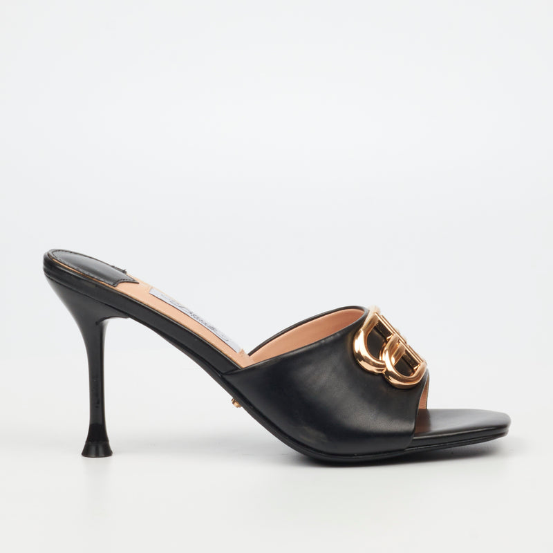 Miss Black Chanel 3 Heel - Black