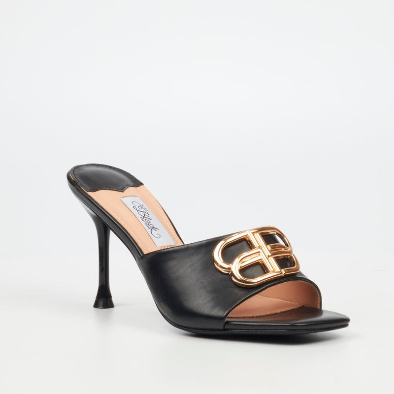Miss Black Chanel 3 Heel - Black