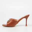 Miss Black Chanel 3 Heel - Tan footwear Miss Black