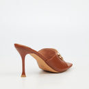 Miss Black Chanel 3 Heel - Tan footwear Miss Black
