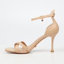Miss Black Chanel 4 Heel - Nude footwear Miss Black