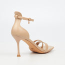 Miss Black Chanel 4 Heel - Nude footwear Miss Black