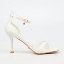 Miss Black Chanel 4 Heel - White footwear Miss Black