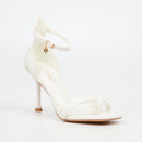Miss Black Chanel 4 Heel - White footwear Miss Black