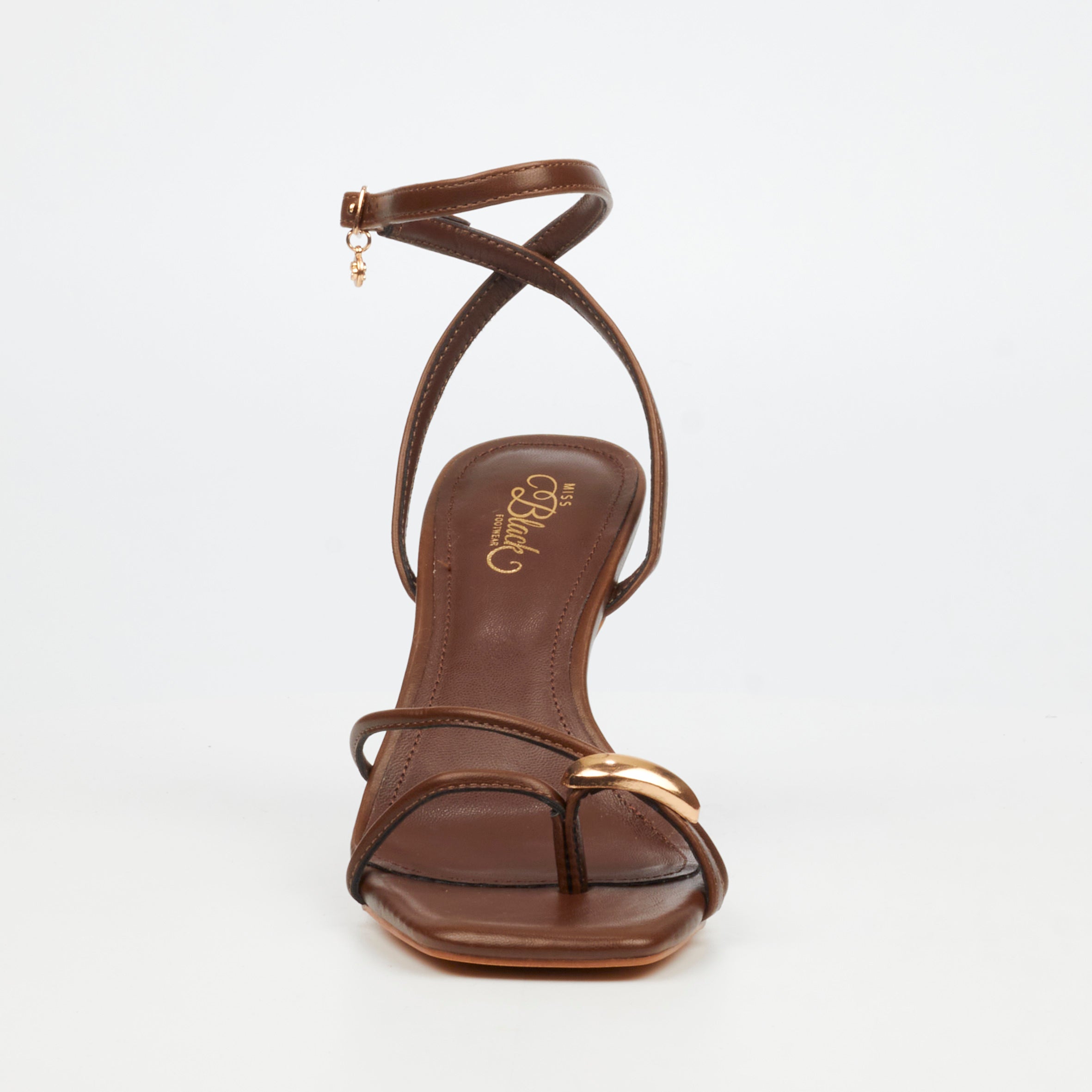 Miss Black Chanel 6 Heel - Chocolate