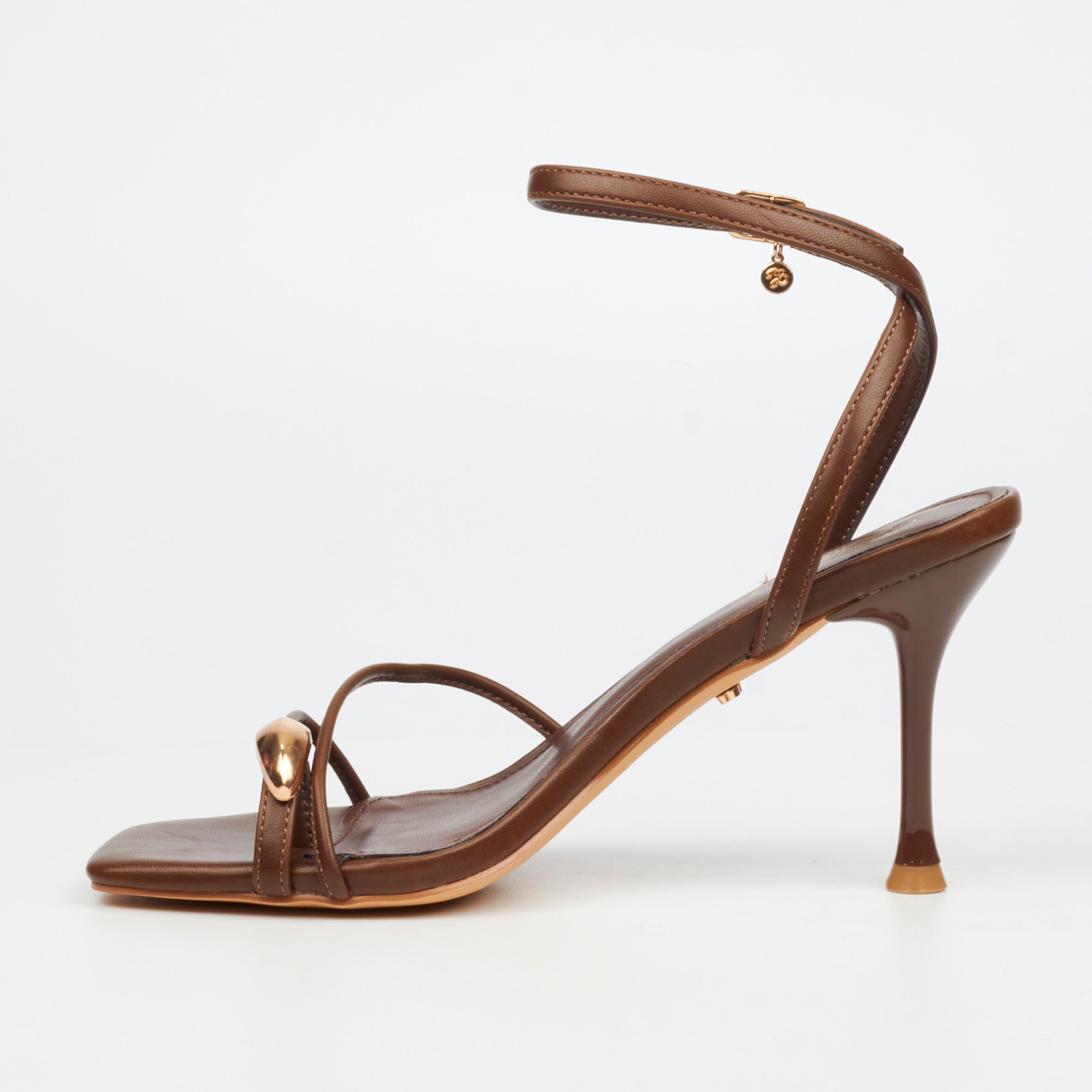 Miss Black Chanel 6 Heel - Chocolate
