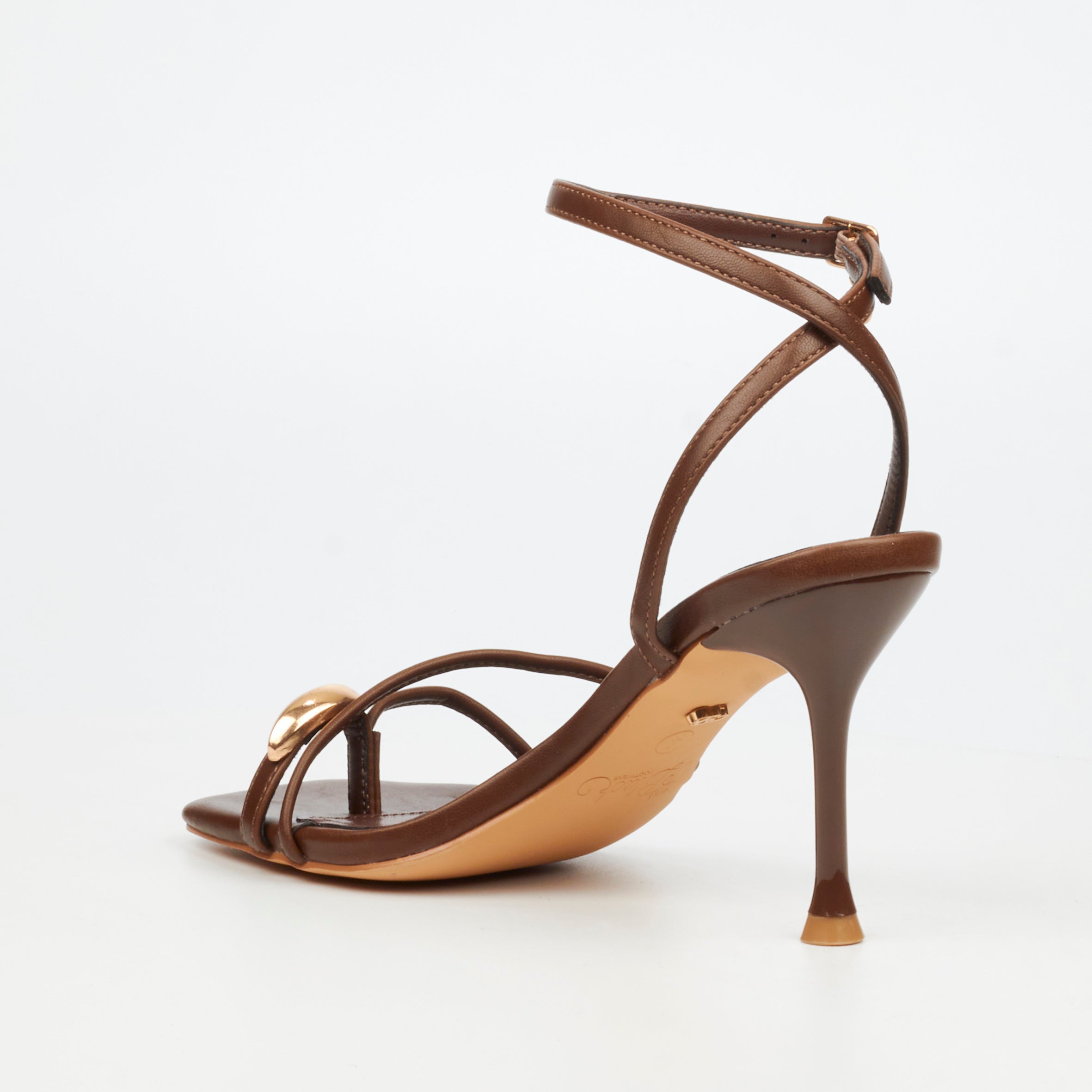 Miss Black Chanel 6 Heel - Chocolate