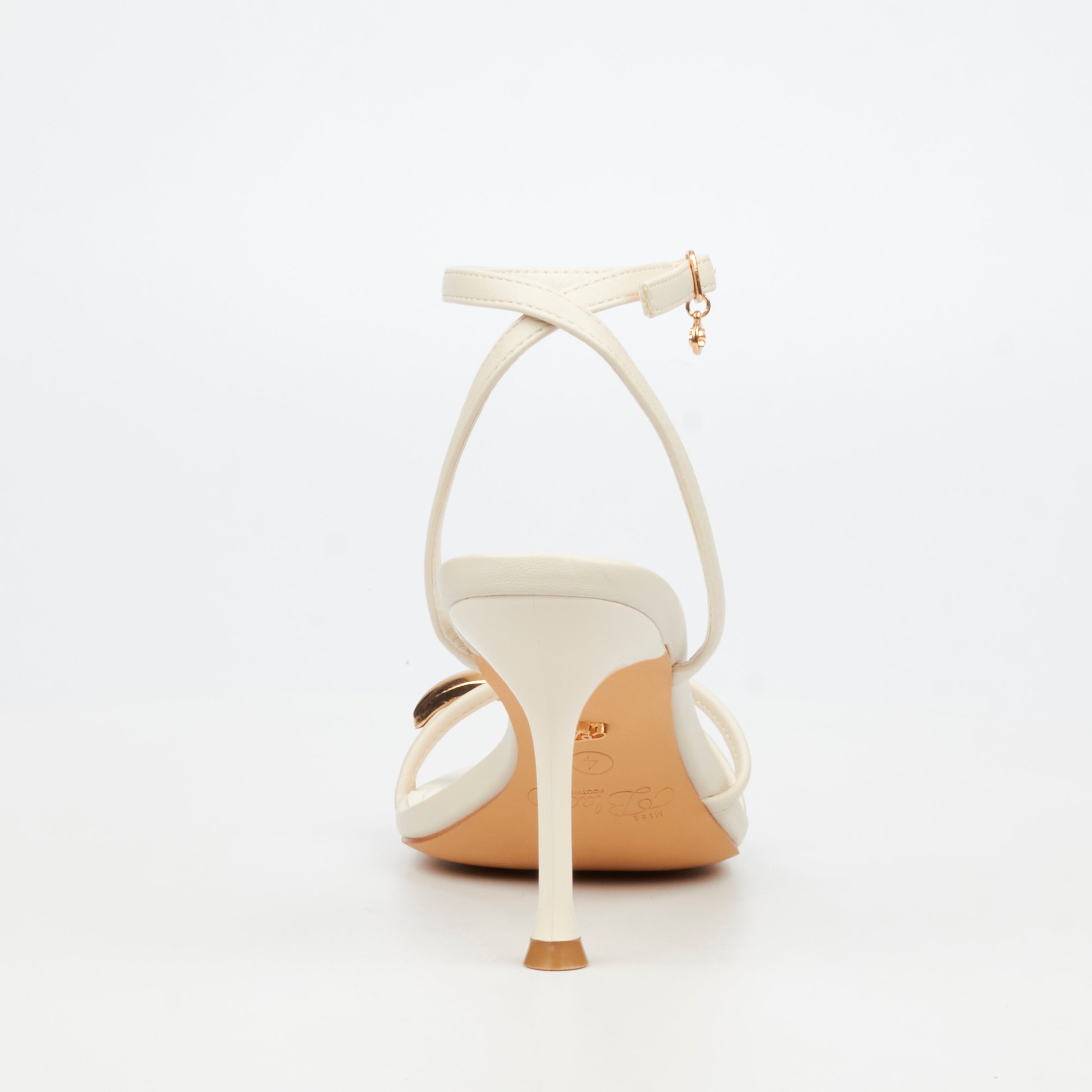 Miss Black Chanel 6 Heel - Ivory