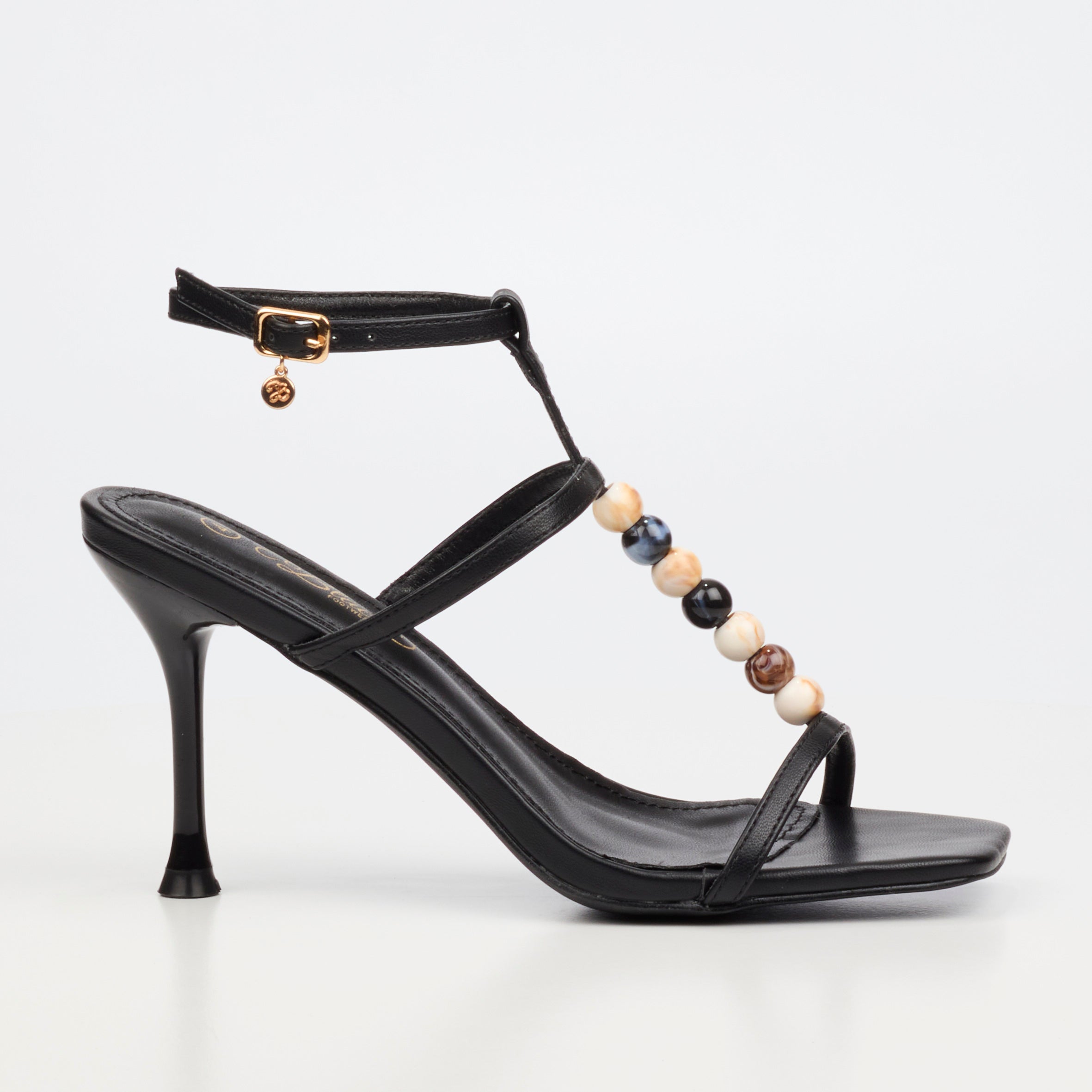 Miss Black Chanel 7 Heel - Black
