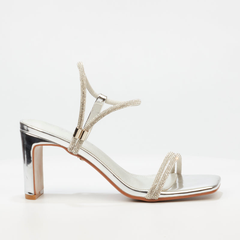 Butterfly Feet Charla 1 Heel - Silver footwear Butterfly Feet   