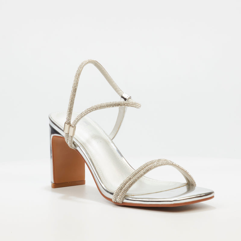 Butterfly Feet Charla 1 Heel - Silver footwear Butterfly Feet   