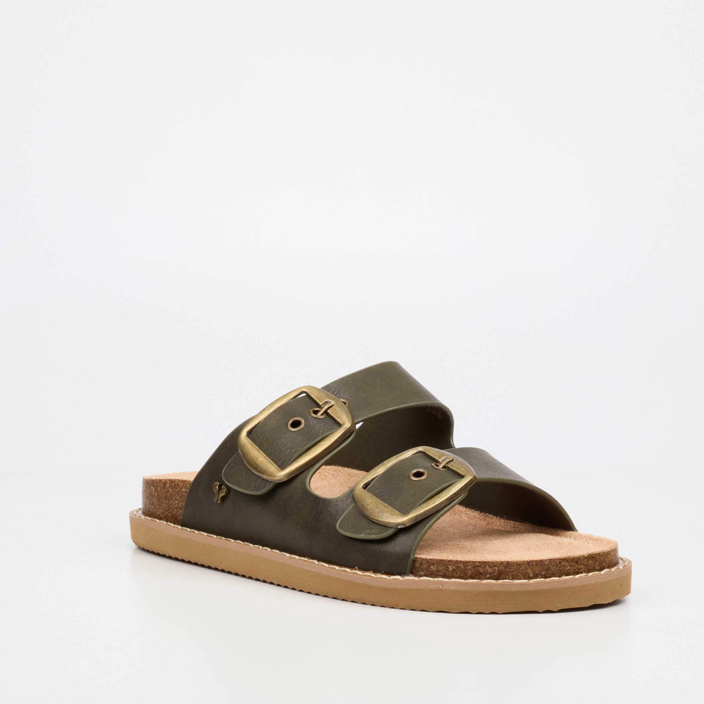 Butterfly Feet Charli 1 Flatform - Olive footwear Butterfly Feet