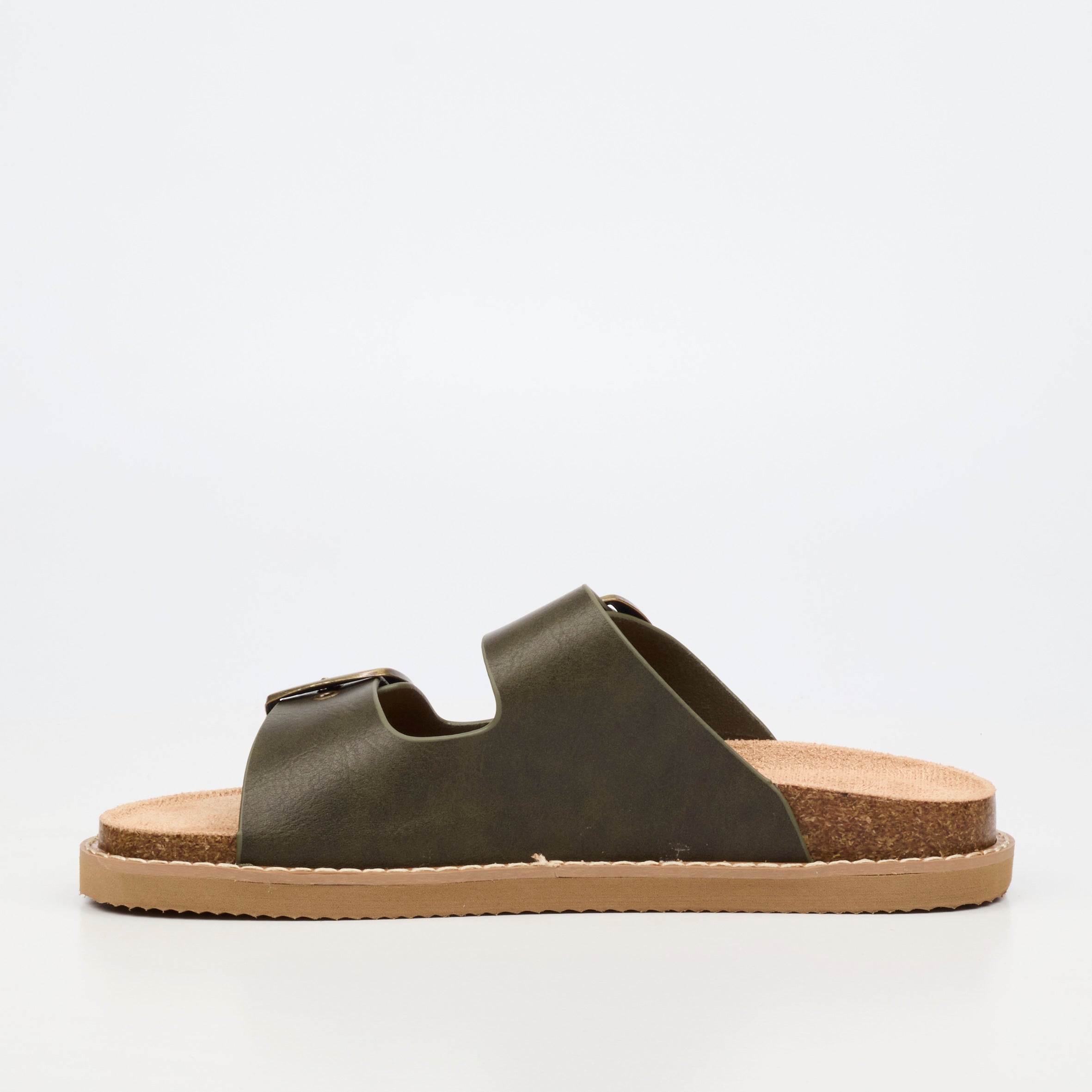 Butterfly Feet Charli 1 Flatform - Olive footwear Butterfly Feet