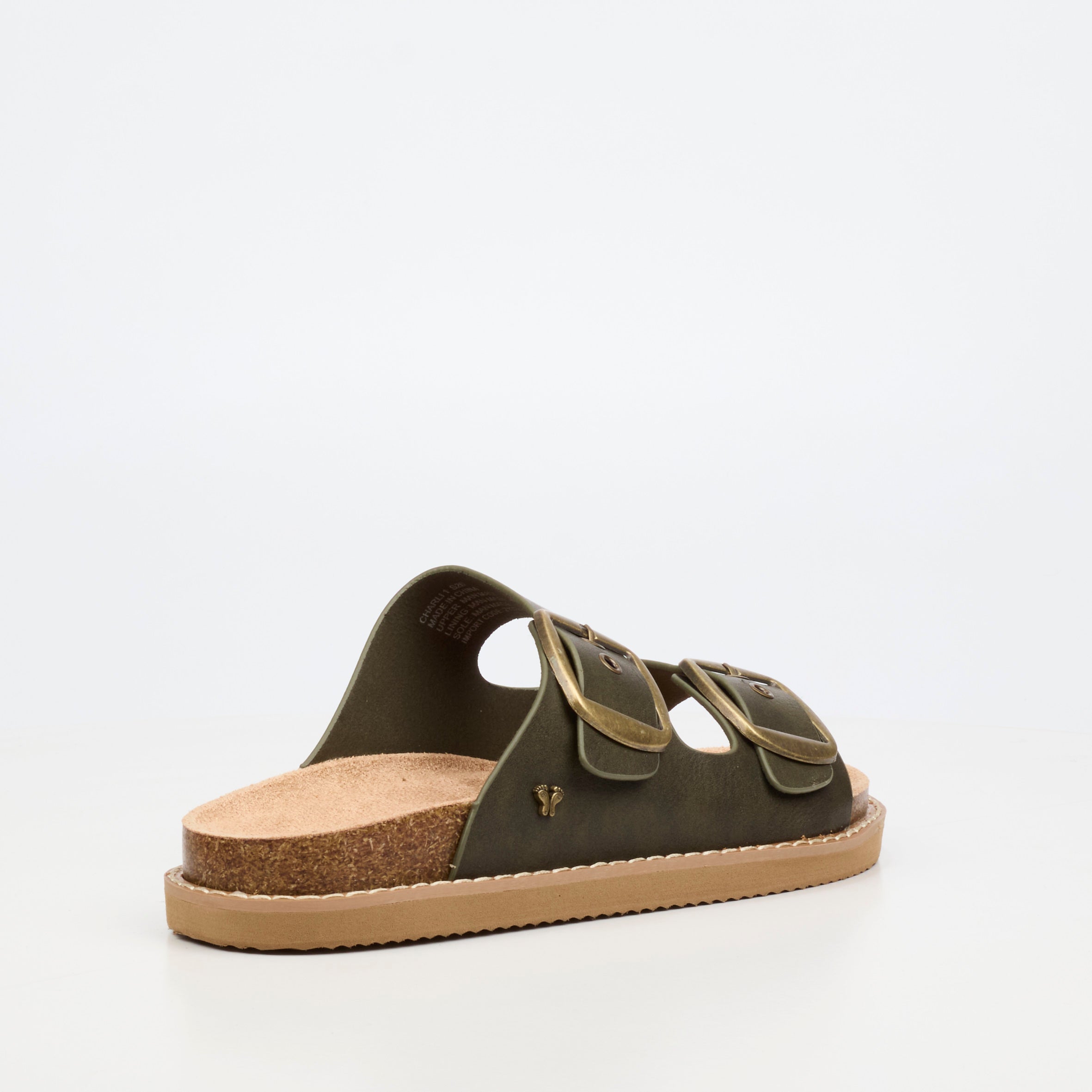 Butterfly Feet Charli 1 Flatform - Olive footwear Butterfly Feet