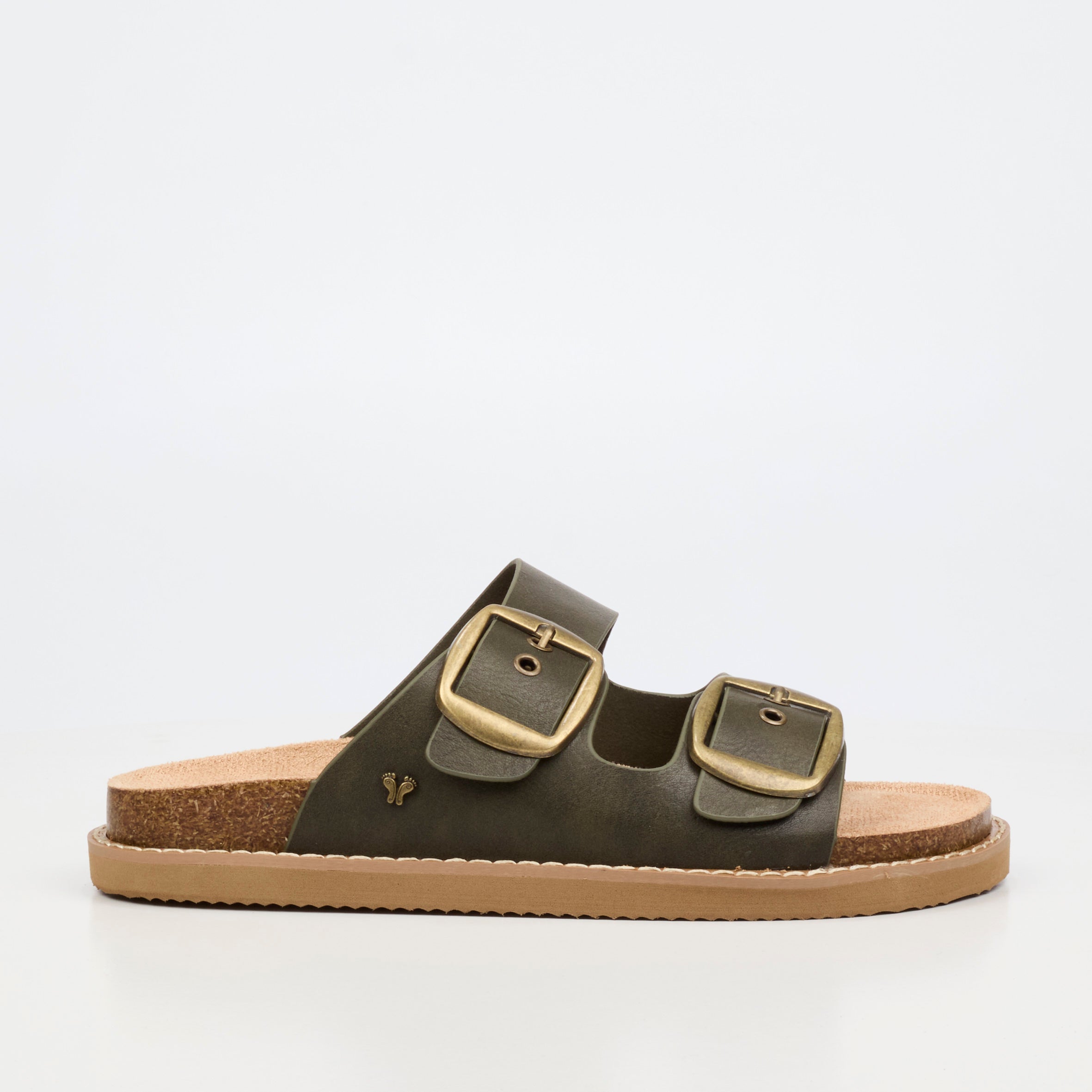 Butterfly Feet Charli 1 Flatform - Olive footwear Butterfly Feet