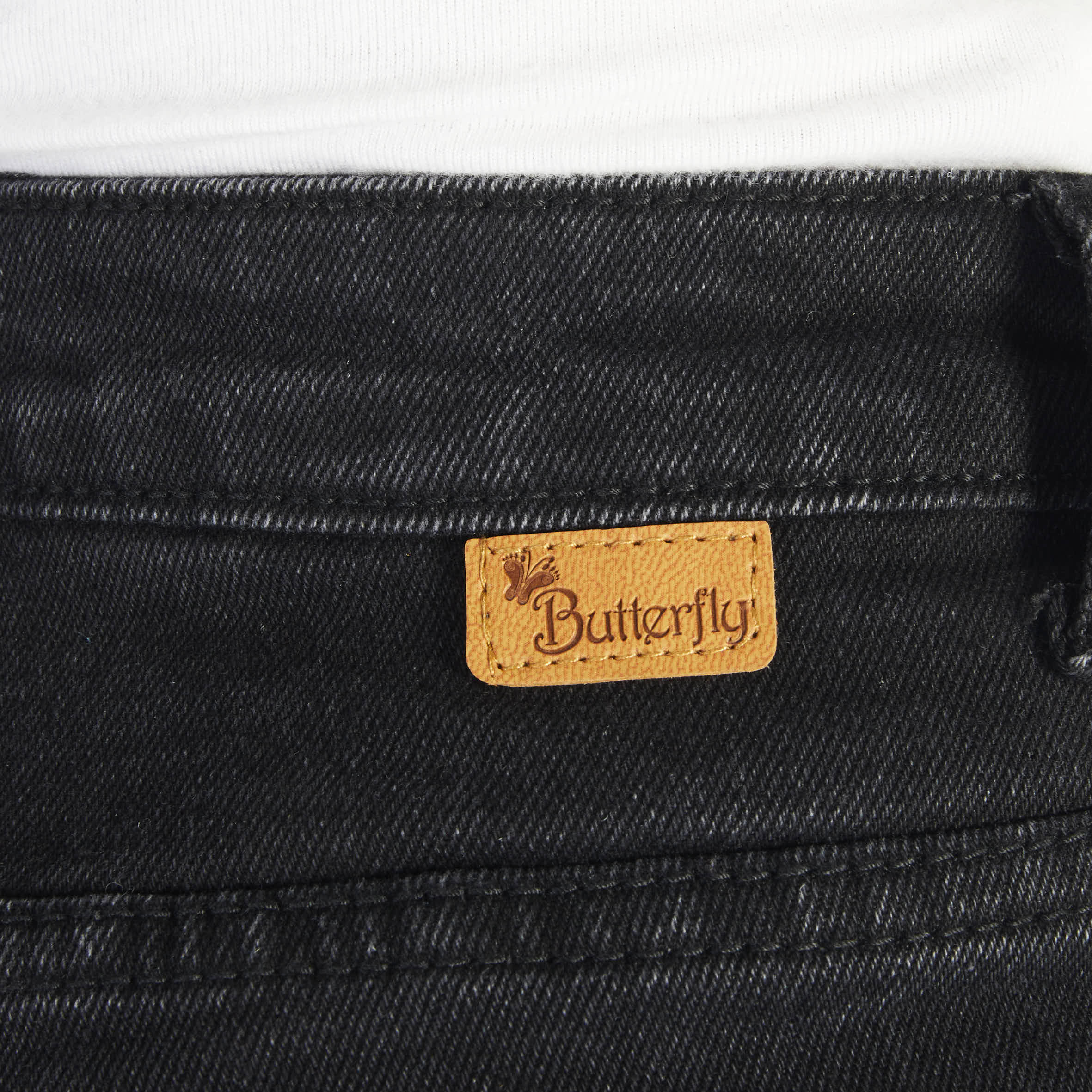 Butterfly Feet Chelsea 1 Jeans - Black apparel Butterfly Feet