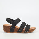 Butterfly Feet Cheyan 2 Wedge - Black footwear Butterfly Feet