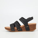 Butterfly Feet Cheyan 2 Wedge - Black footwear Butterfly Feet