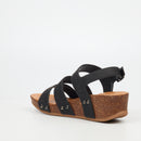 Butterfly Feet Cheyan 2 Wedge - Black footwear Butterfly Feet