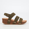 Butterfly Feet Cheyan 2 Wedge - Olive footwear Butterfly Feet