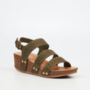 Butterfly Feet Cheyan 2 Wedge - Olive footwear Butterfly Feet