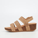 Butterfly Feet Cheyan 2 Wedge - Taupe footwear Butterfly Feet