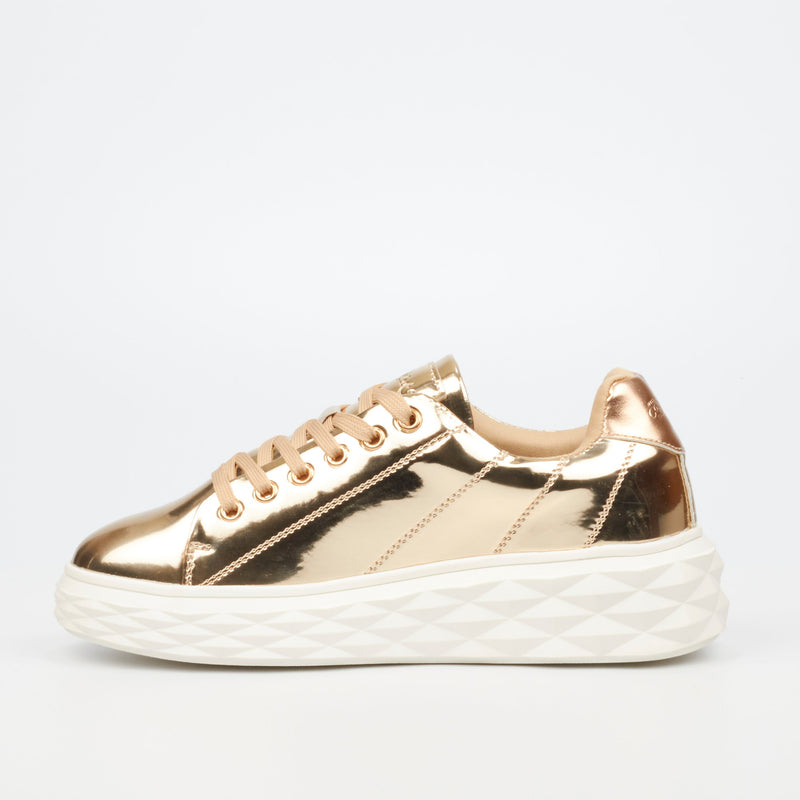 Miss Black Choo 1 Sneaker - Gold footwear Miss Black   