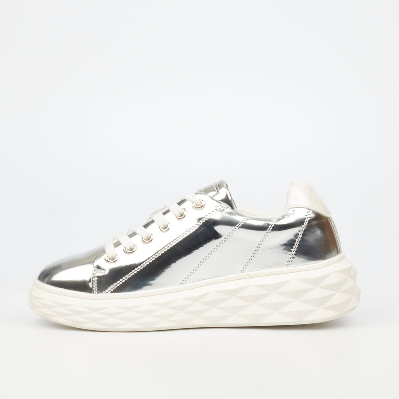 Miss Black Choo 1 Sneaker - Silver footwear Miss Black   