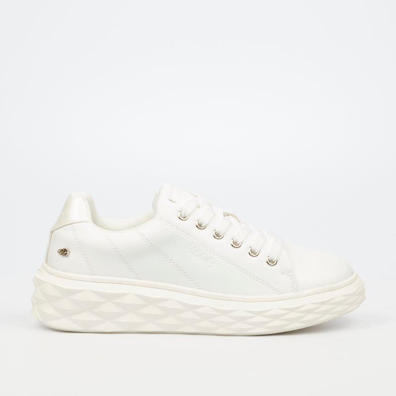 Miss Black Choo 1 Sneaker - White footwear Miss Black   