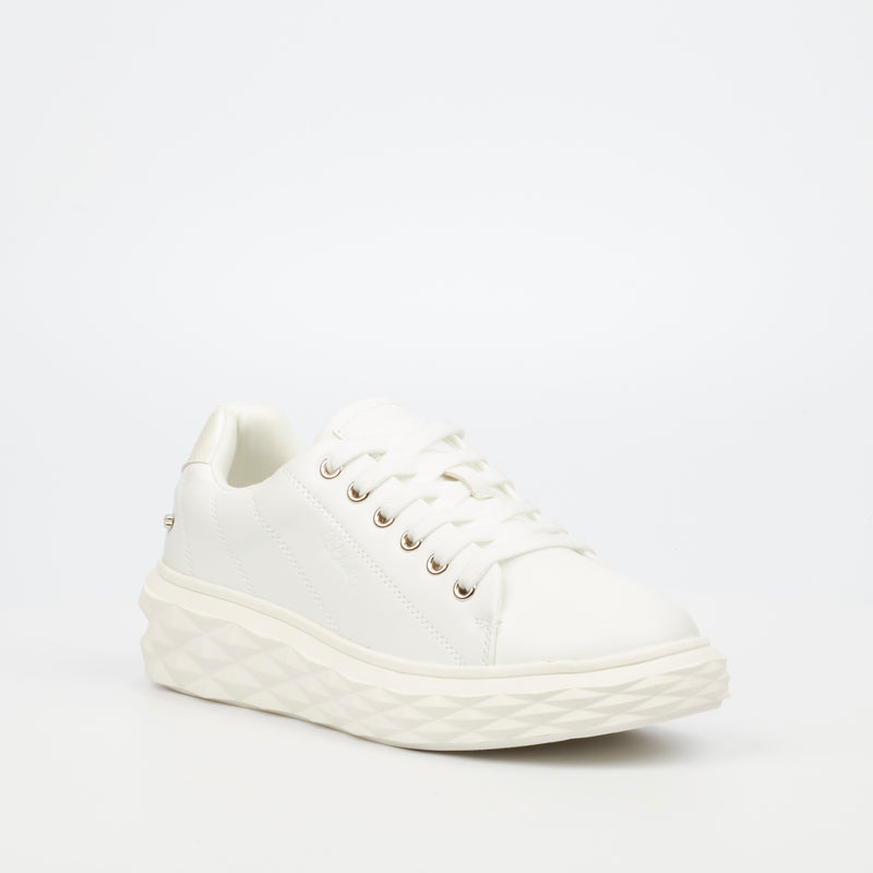 Miss Black Choo 1 Sneaker - White footwear Miss Black   