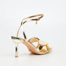 Miss Black Chrysalis 1 Heel - Gold footwear Miss Black