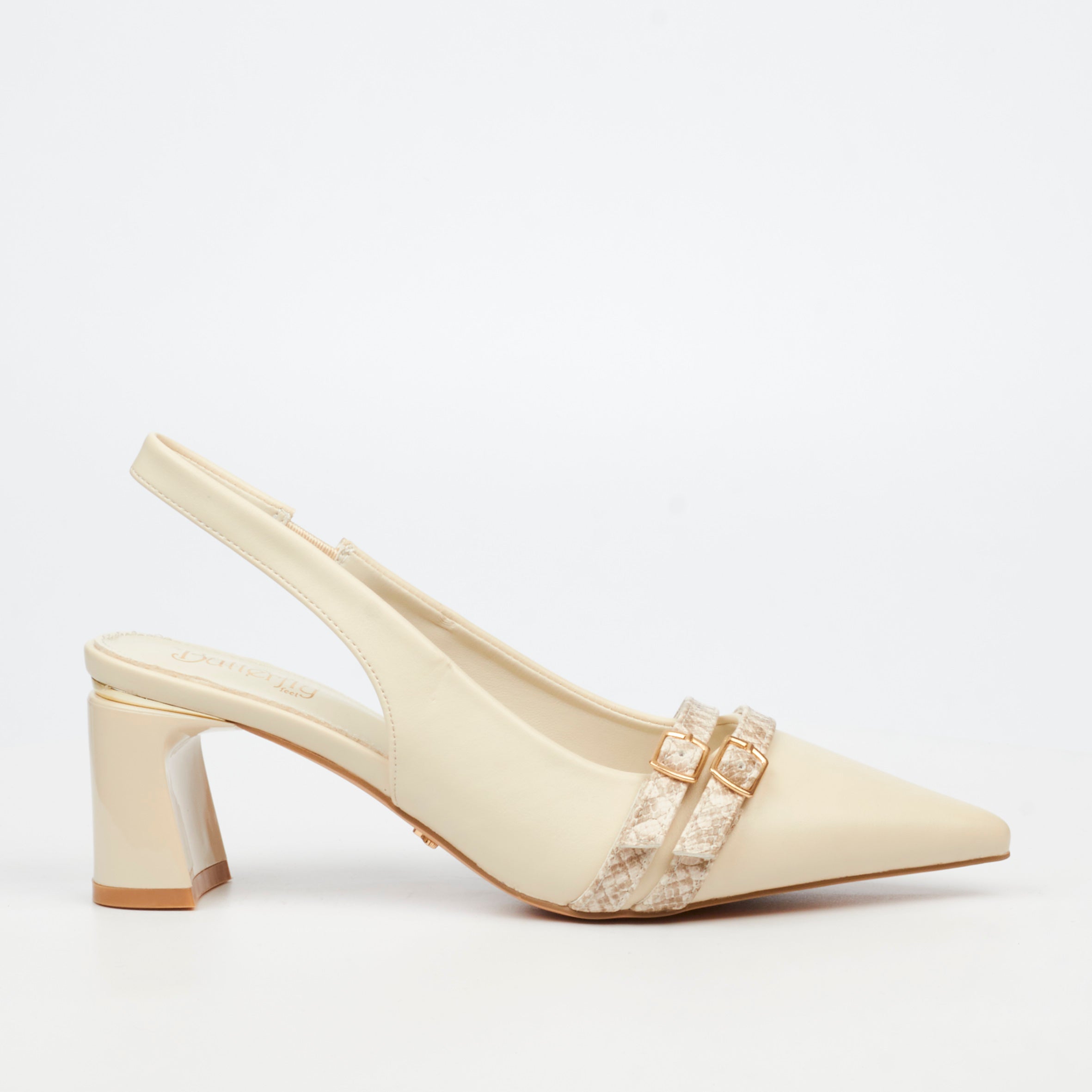 Butterfly Feet Chrystie 1 Heel - Beige footwear Butterfly Feet