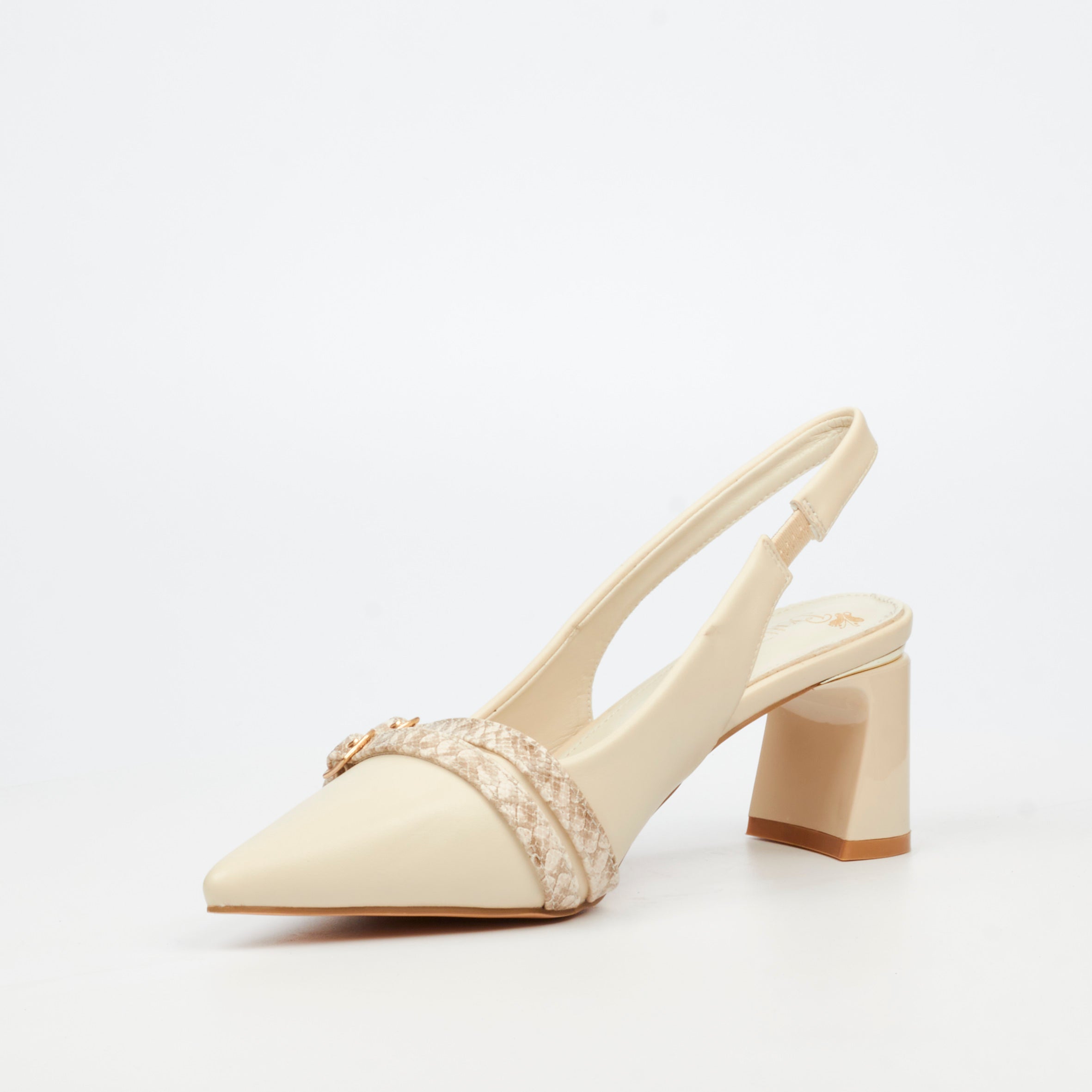 Butterfly Feet Chrystie 1 Heel - Beige footwear Butterfly Feet