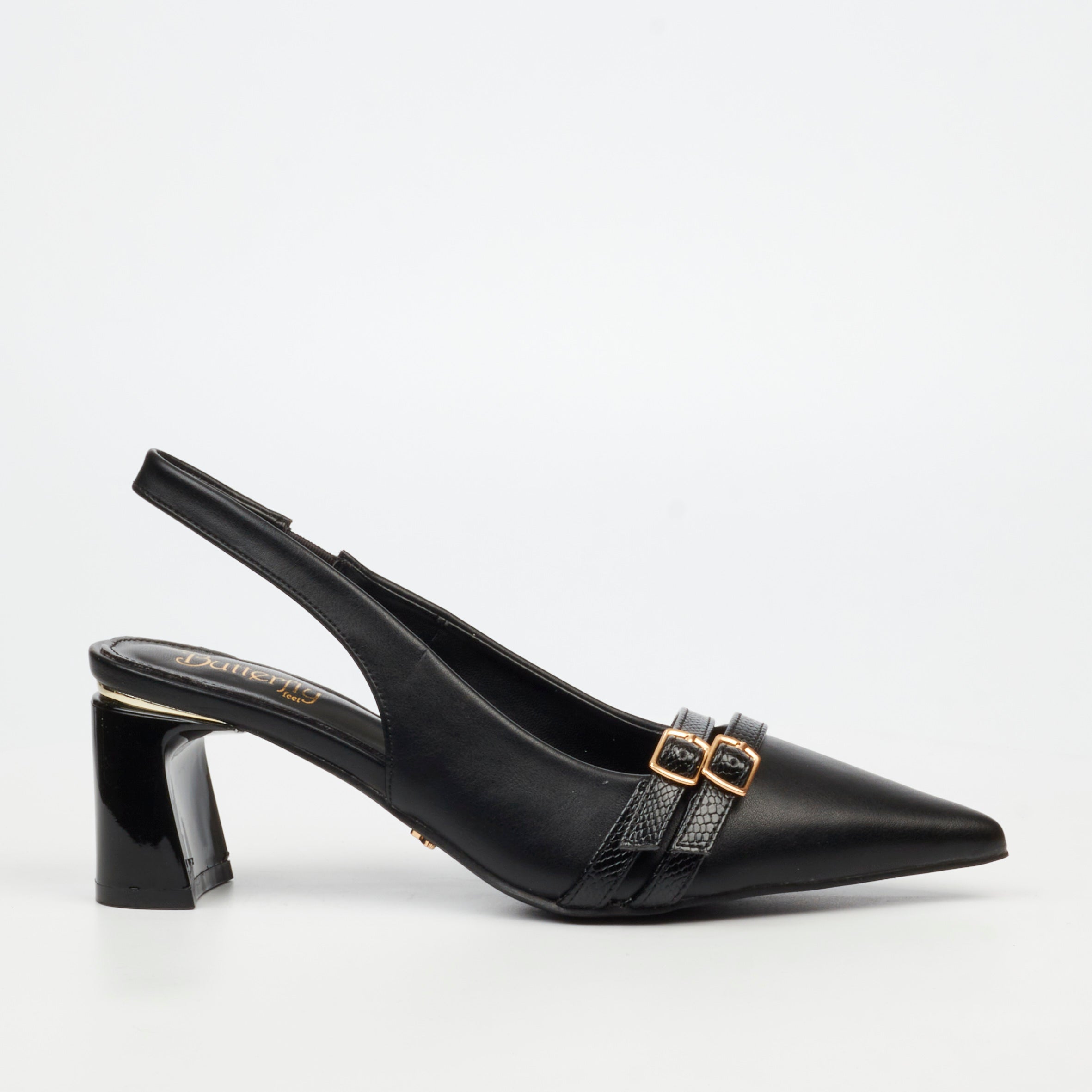 Butterfly Feet Chrystie 1 Heel - Black footwear Butterfly Feet